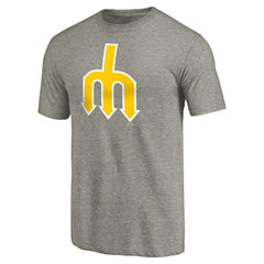 Seattle Mariners Cooperstown Collection Forbes Tri-Blend T-Shirt - Ash