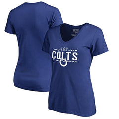 Indianapolis Colts Women's Arriba V-Neck T-Shirt - Royal for sale