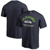 Seattle Seahawks Futbol Americano T-Shirt - College Navy on sale