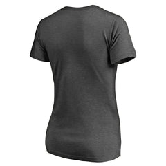 Miami Dolphins Women's Freehand V-Neck T-Shirt - Dark Heathered Gray outlet