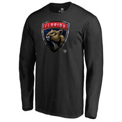 Florida Panthers Midnight Mascot Long Sleeve T-Shirt Black
