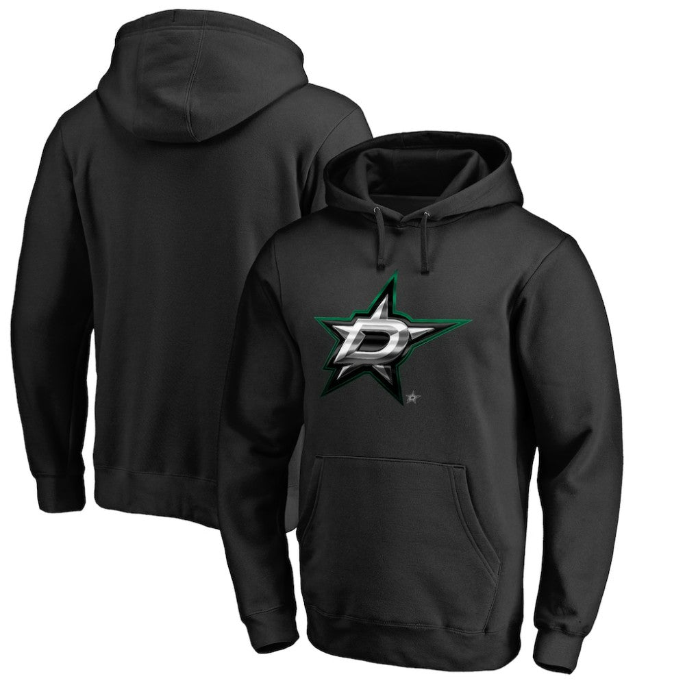 Dallas Stars Midnight Mascot Pullover Hoodie Black