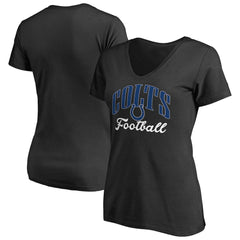 Indianapolis Colts Women's Victory Script V-Neck T-Shirt -Black on sale
