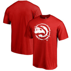 Atlanta Hawks Splatter Logo T-Shirt - Red cheap