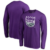Sacramento Kings Splatter Logo Long Sleeve T-Shirt - Purple outlet