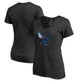 Charlotte Hornets Women's Midnight Mascot V-Neck T-Shirt - Black cheap