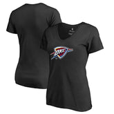 Oklahoma City Thunder Women's Midnight Mascot V-Neck T-Shirt - Black cheap
