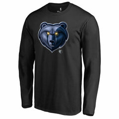 Memphis Grizzlies Midnight Mascot Long Sleeve T-Shirt - Black online