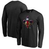 New Orleans Pelicans Midnight Mascot Long Sleeve T-Shirt - Black for sale