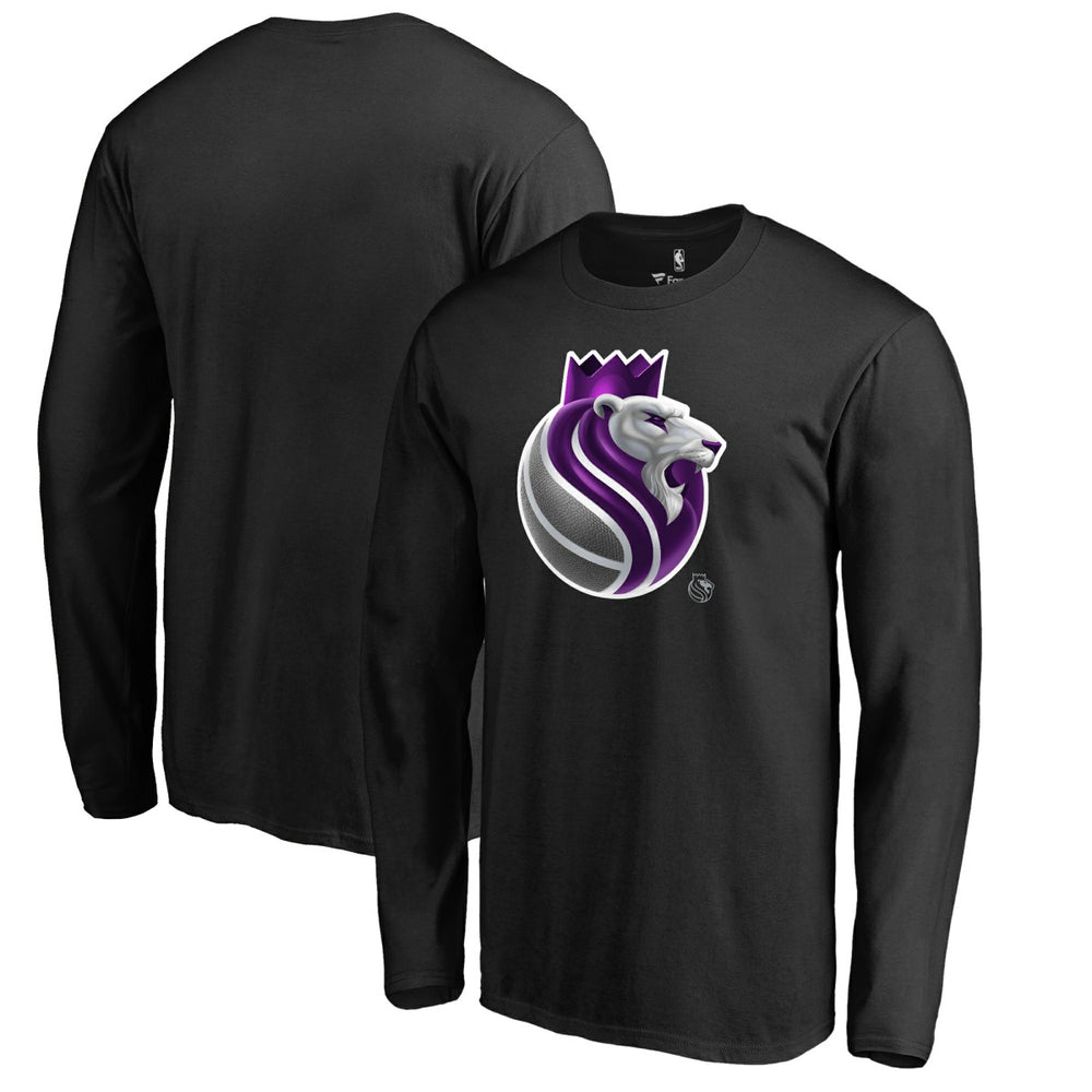 Sacramento Kings Midnight Mascot Long Sleeve T-Shirt - Black outlet