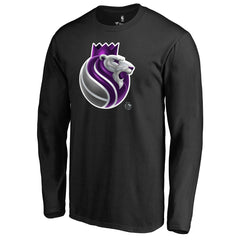 Sacramento Kings Midnight Mascot Long Sleeve T-Shirt - Black outlet