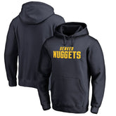Denver Nuggets Wordmark Pullover Hoodie sale - Navy sale