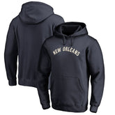 New Orleans Pelicans Wordmark Pullover Hoodie - Navy cheap