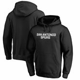 San Antonio Spurs Wordmark Pullover Hoodie - Black cheap