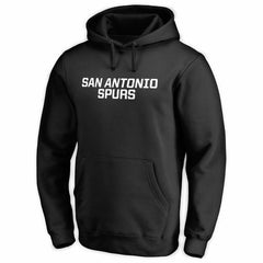 San Antonio Spurs Wordmark Pullover Hoodie - Black cheap