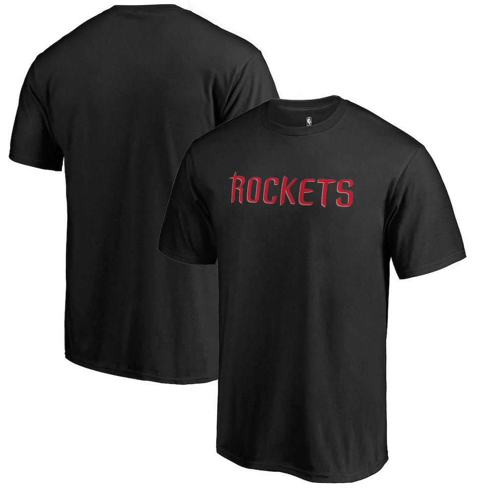 Houston Rockets Primary Wordmark T-Shirt - Black for sale