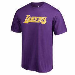 Los Angeles Lakers Primary Wordmark T-Shirt - Purple cheap