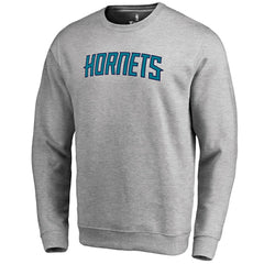 Charlotte Hornets Wordmark Pullover Sweatshirt - Heathered Gray discount