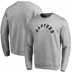Toronto Raptors Wordmark Pullover Sweatshirt - Heathered Gray discount