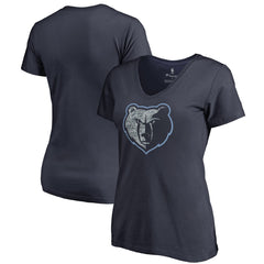 Memphis Grizzlies Women's Static Logo V-Neck T-Shirt - Navy online