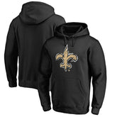 New Orleans Saints Splatter Logo Pullover Hoodie - Black cheap