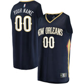 New Orleans Pelicans Fast Break Custom Replica Jersey Navy - Icon Edition | Fanatics cheap