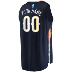 New Orleans Pelicans Fast Break Custom Replica Jersey Navy - Icon Edition | Fanatics cheap