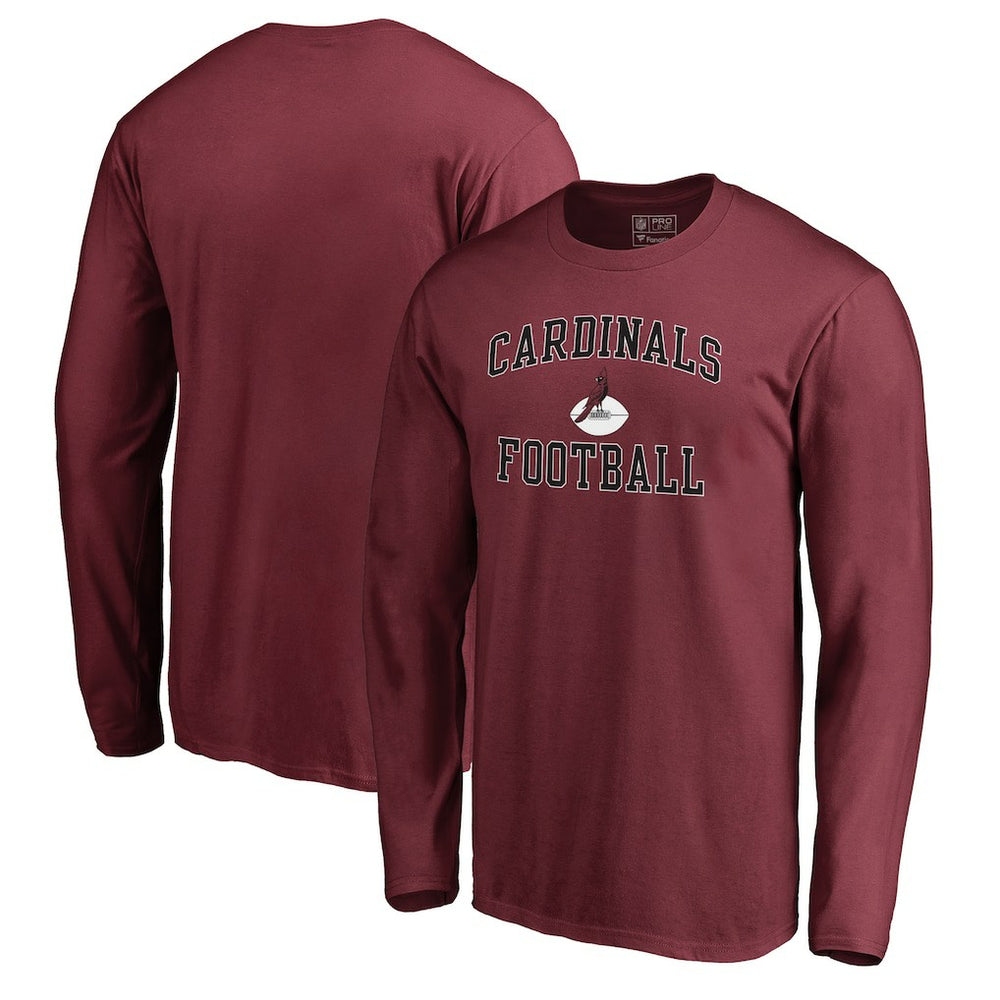Arizona Cardinals Vintage Collection Victory Arch Long Sleeve T-Shirt - Cardinal on sale