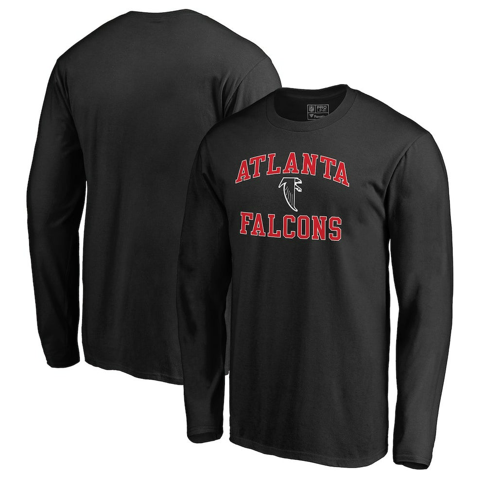 Atlanta Falcons Vintage Collection Victory Arch Long Sleeve T-Shirt - Black for sale