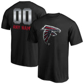 Atlanta Falcons Personalized Midnight Mascot T-Shirt - Black on sale