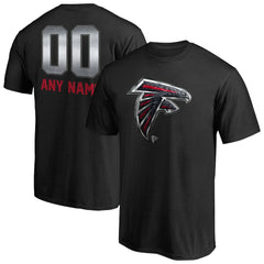 Atlanta Falcons Personalized Midnight Mascot T-Shirt - Black on sale