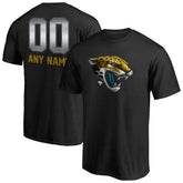 Jacksonville Jaguars Personalized Midnight Mascot T-Shirt - Black sale