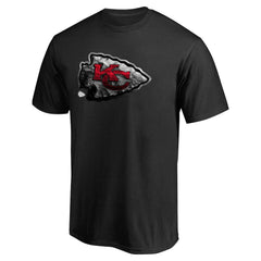 Kansas City Chiefs Personalized Midnight Mascot T-Shirt - Black outlet