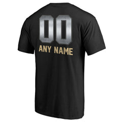 New Orleans Saints Personalized Midnight Mascot T-Shirt - Black on sale