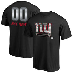 New York Giants Personalized Midnight Mascot T-Shirt - Black discount