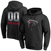 Atlanta Falcons Personalized Midnight Mascot Pullover Hoodie - Black outlet