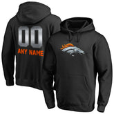 Denver Broncos Personalized Midnight Mascot Pullover Hoodie - Black for sale