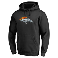 Denver Broncos Personalized Midnight Mascot Pullover Hoodie - Black for sale