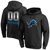 Detroit Lions Personalized Midnight Mascot Pullover Hoodie - Black discount