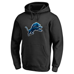Detroit Lions Personalized Midnight Mascot Pullover Hoodie - Black discount