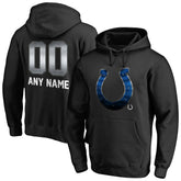 Indianapolis Colts Personalized Midnight Mascot Pullover Hoodie - Black for sale