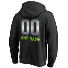 Seattle Seahawks Personalized Midnight Mascot Pullover Hoodie - Black online
