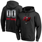 Tampa Bay Buccaneers Personalized Midnight Mascot Pullover Hoodie - Black for sale