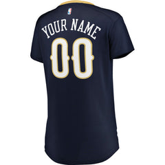 New Orleans Pelicans Women's Fast Break Custom Jersey Navy - Icon Edition | Fanatics outlet