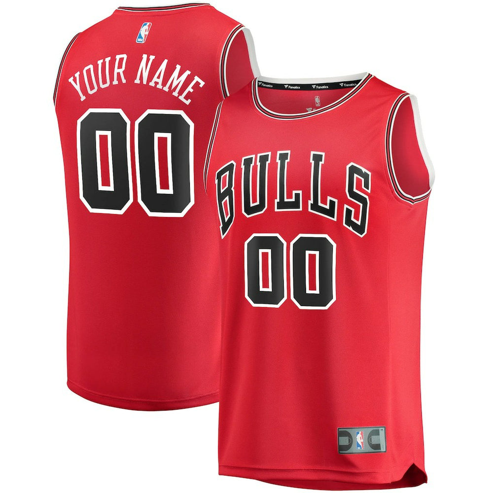 Chicago Bulls Youth Fast Break Custom Replica Jersey Red sale - Icon Edition | Fanatics outlet