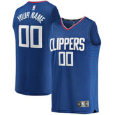 LA Clippers Youth Fast Break Custom Replica Jersey Royal - Icon Edition | Fanatics shop