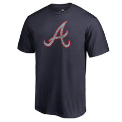 Atlanta Braves Static Logo T-Shirt - Navy