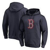 Boston Red Sox Static Logo Pullover Hoodie - Navy