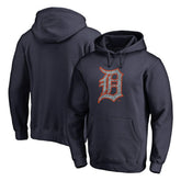 Detroit Tigers Static Logo Pullover Hoodie - Navy