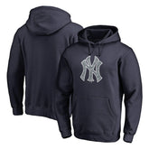 New York Yankees Static Logo Pullover Hoodie - Navy